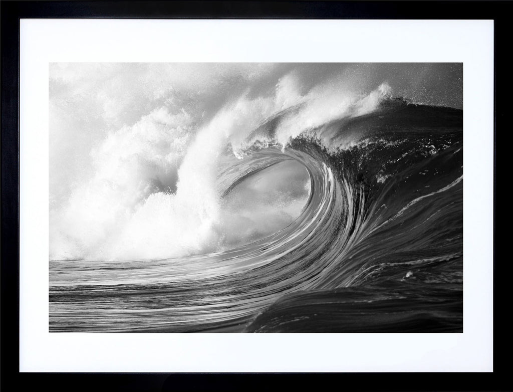 Surfing gallery print from North Shore of Oahu in Hawaii at Waimea Bay Shore Break