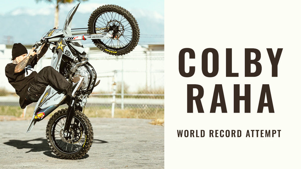 Colby Raha World Record Motocross Jump Attempt