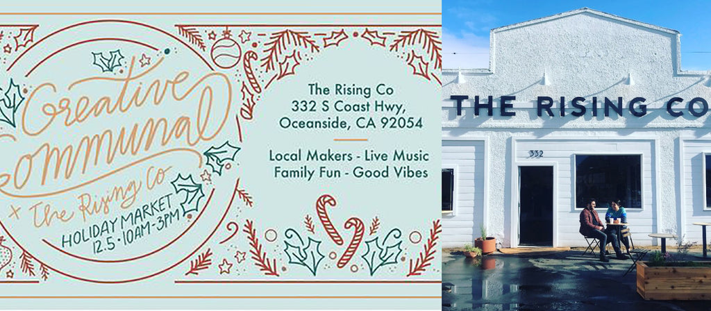 Holiday Market At The Rising Co In Oceanside