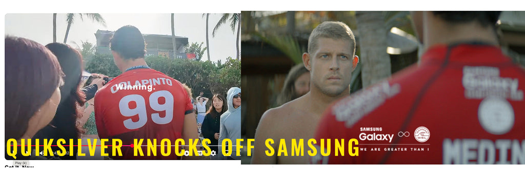 Quiksilver Knocks Off Samsung