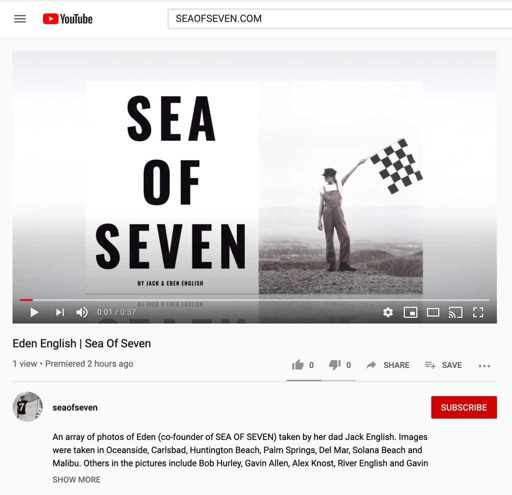 Sea Of Seven Get's A YouTube Channel
