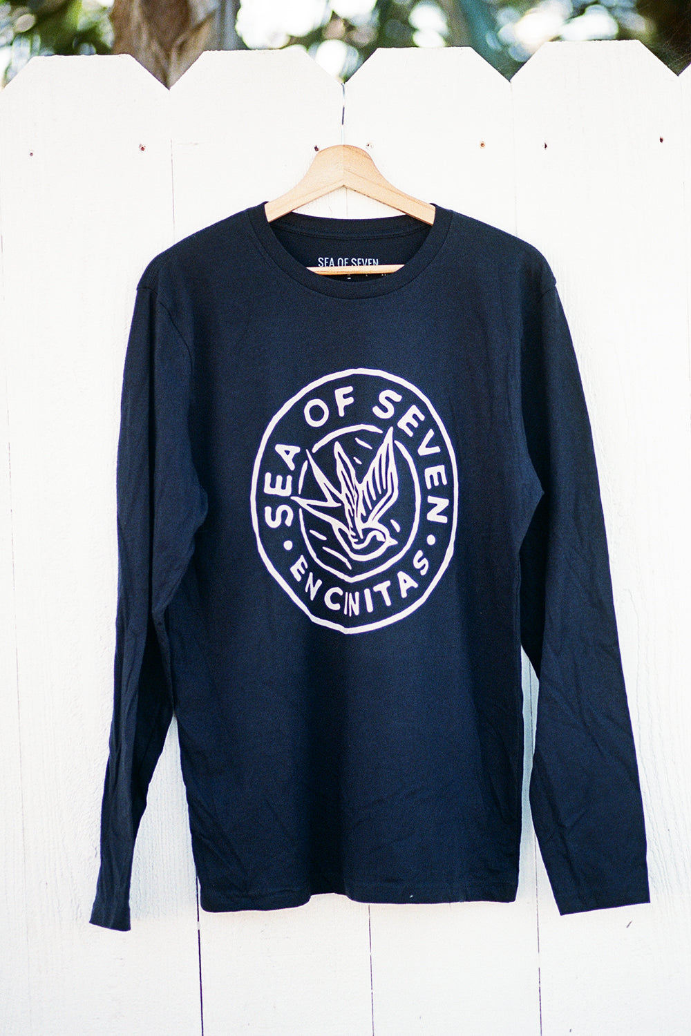 Tシャツ(長袖/七分) Ameri  WIND AND SEA COLLAB LS TEE 20AW Fly With Us Mens Black Long Sleeve Tee by Sea Of Seven