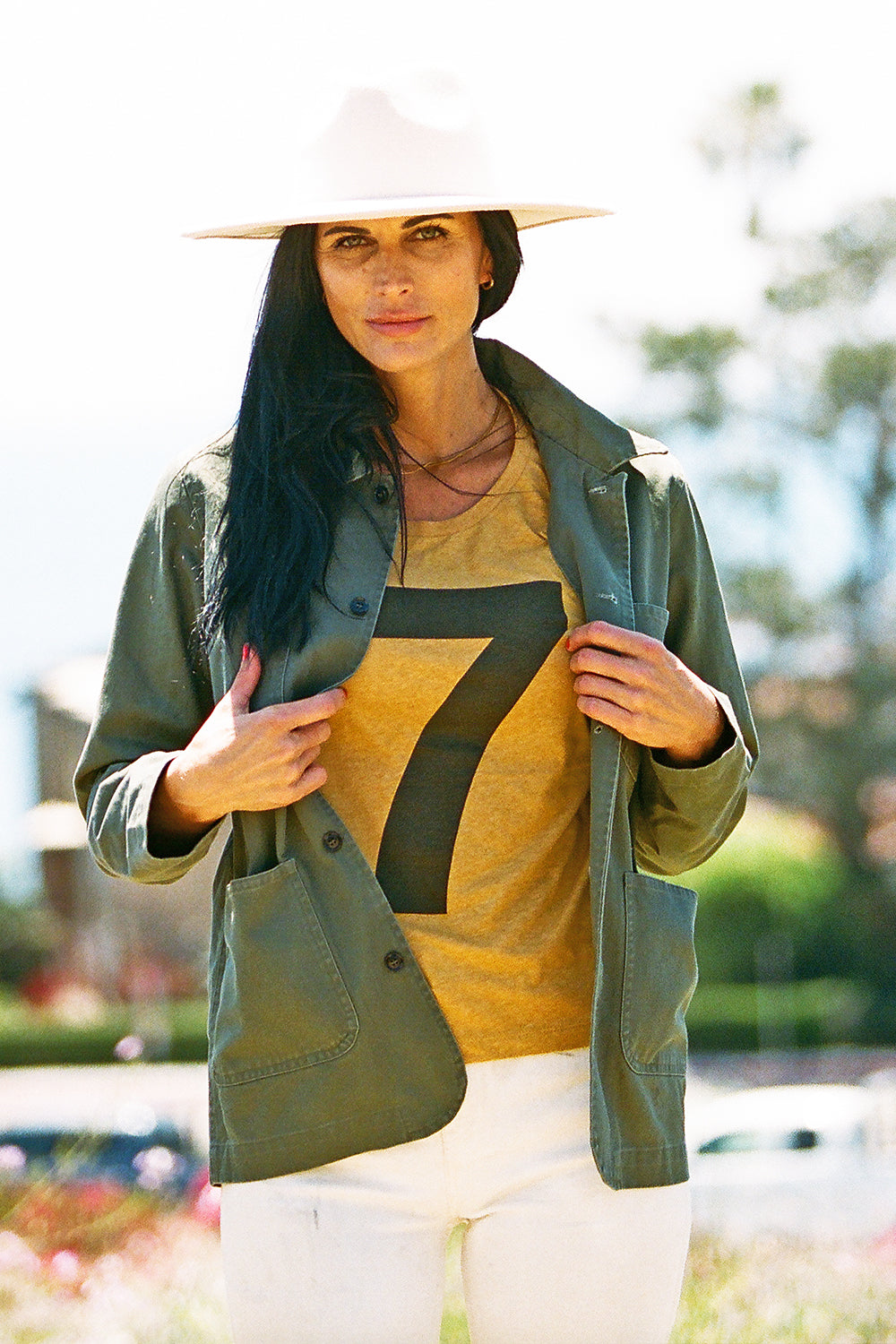 One Way Army Jacket - Long Sleeve Green With Patch | Sea Of Seven Mens XS One Way Army Jacket - Long Sleeve Green With Patch | Sea Of Seven Mens XS